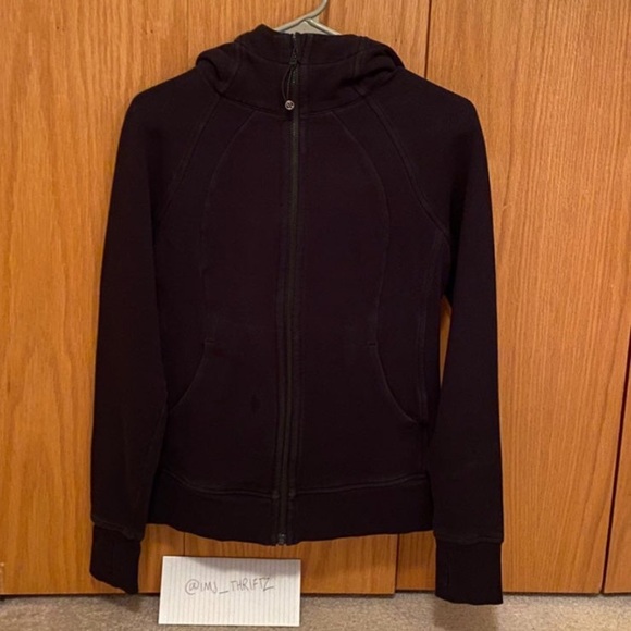 Lululemon Black Scuba Jacket Full Zip - Picture 2 of 4